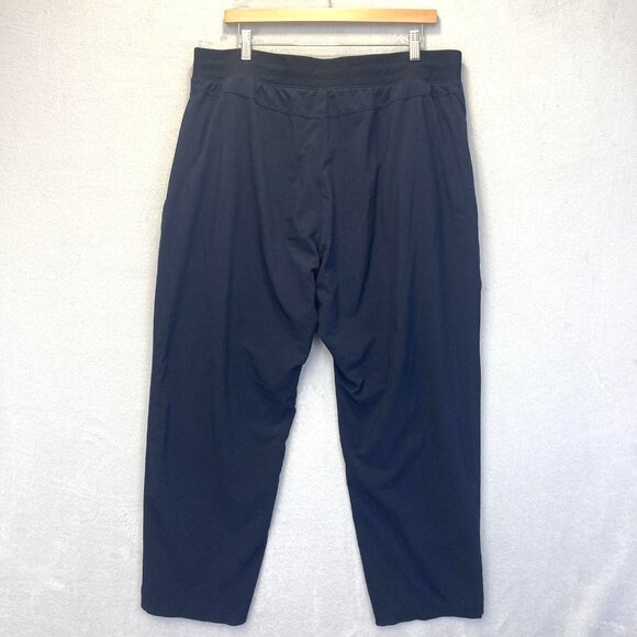 T by Talbots Lined Sweatpants Womens XLP Navy Blue Stretch Pants Pockets Leisure - Picture 2 of 13